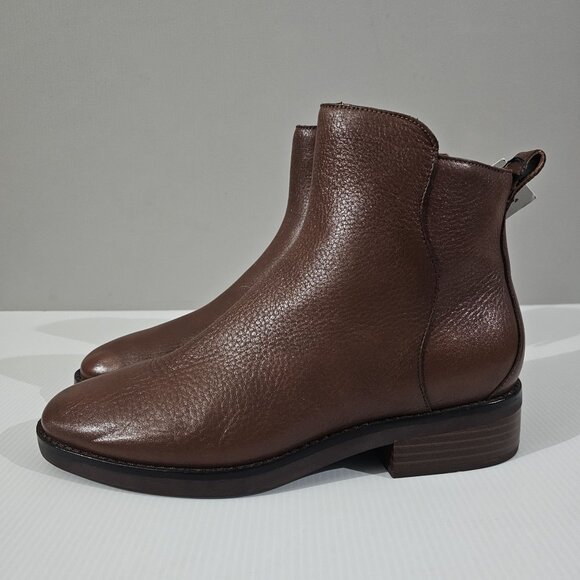 Cole Haan River Chelsea Ankle Bootie Sequoia Brown Leather Boot Size 9 - Picture 14 of 14